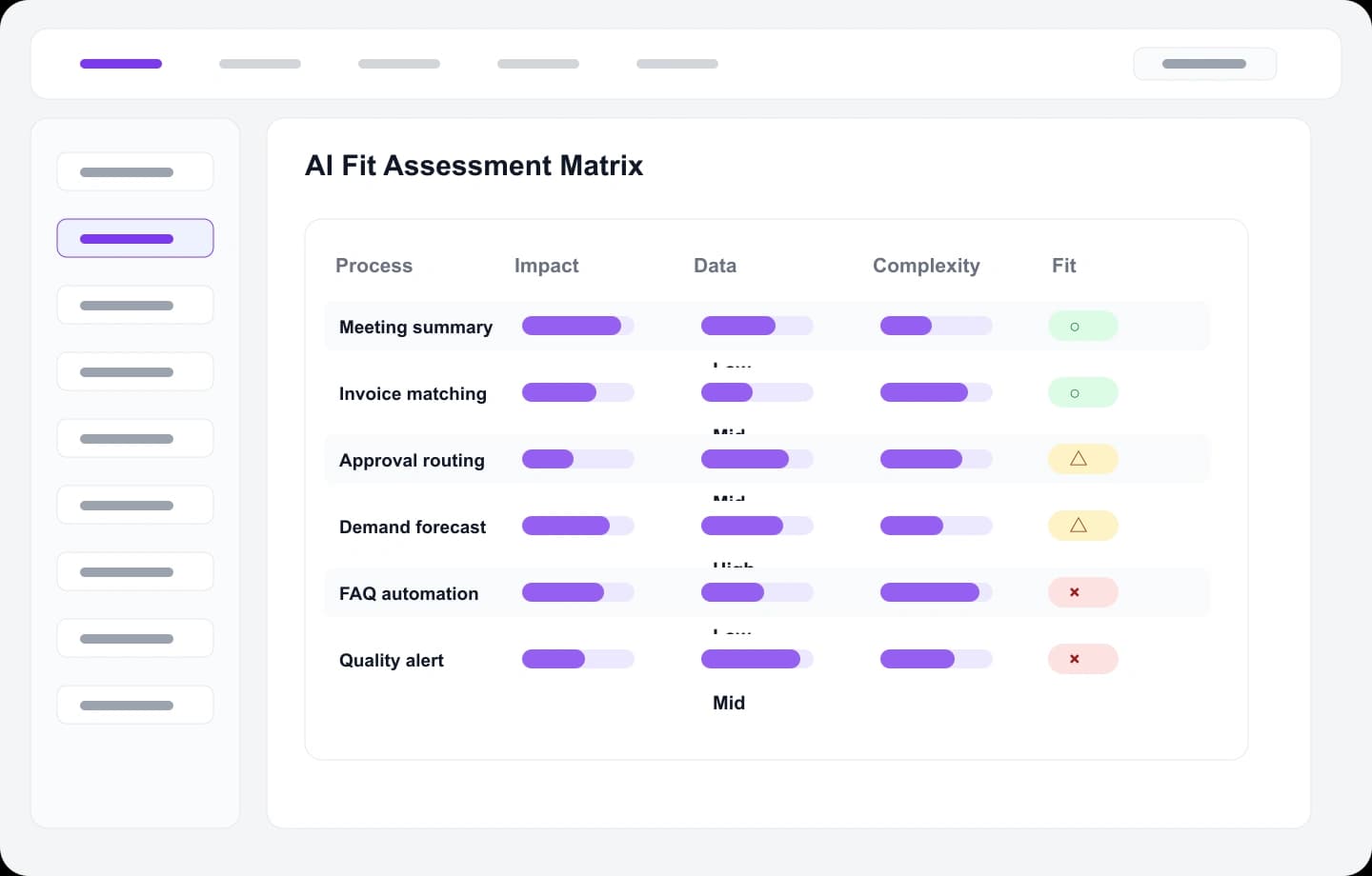 AI 適用ポイント診断のサンプル画像
