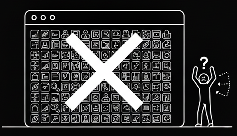 過剰な機能提供